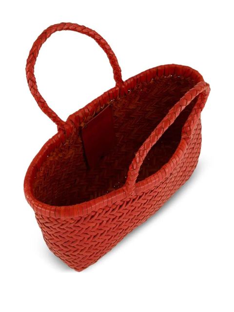 DRAGON DIFFUSION woven flat mini tote bag - Red - zdjęcie produktu nr 2