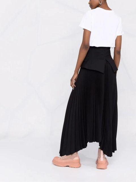 Alexander McQueen logo-print cotton T-shirt - White