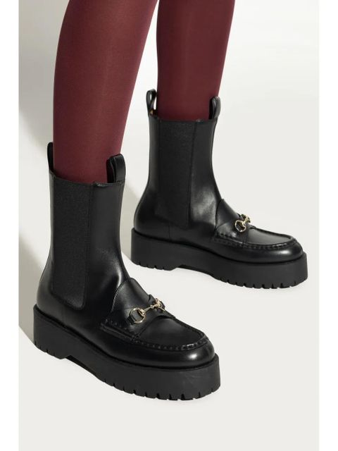 Gucci 45mm Horsebit boots - Black - zdjęcie produktu nr 2