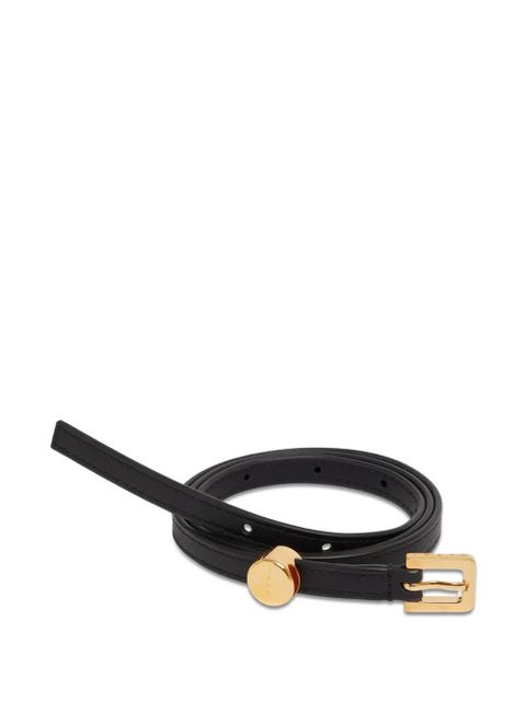 Marni buckled leather belt - 00N99 BLACK