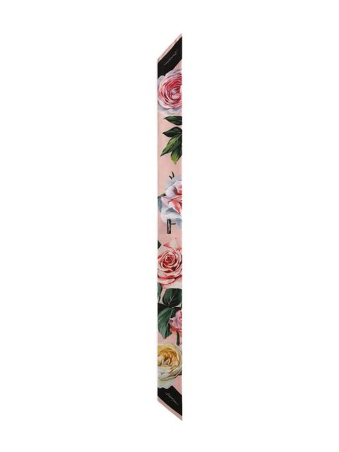 Dolce & Gabbana floral-print headscarf - Pink - zdjęcie produktu nr 2
