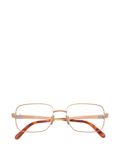 Miu Miu Eyewear square-frame glasses - Gold