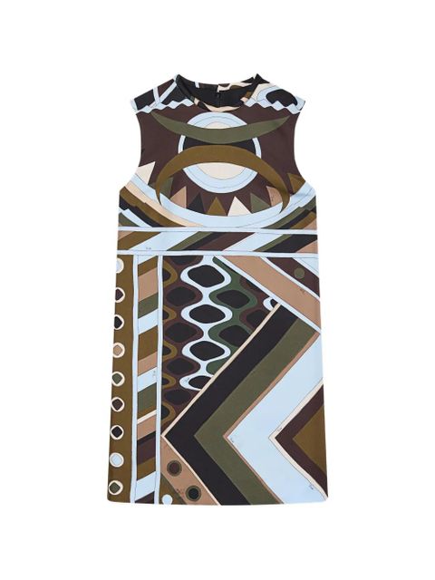 PUCCI Vivara-print silk dress - Brown - zdjęcie produktu nr 1