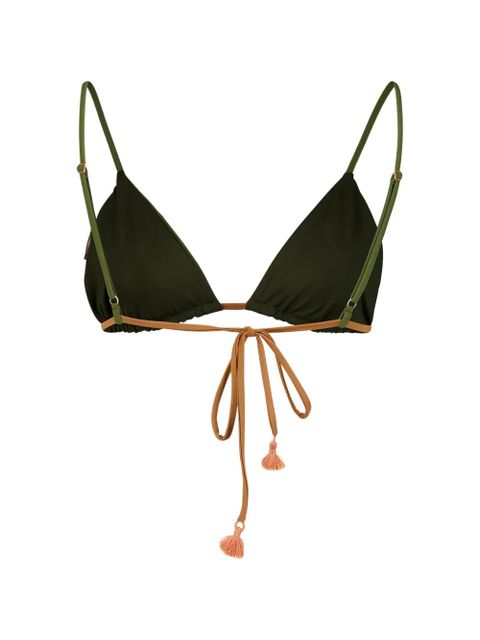 Johanna Ortiz Palms At Sunrise bikini top - Green - zdjęcie produktu nr 2