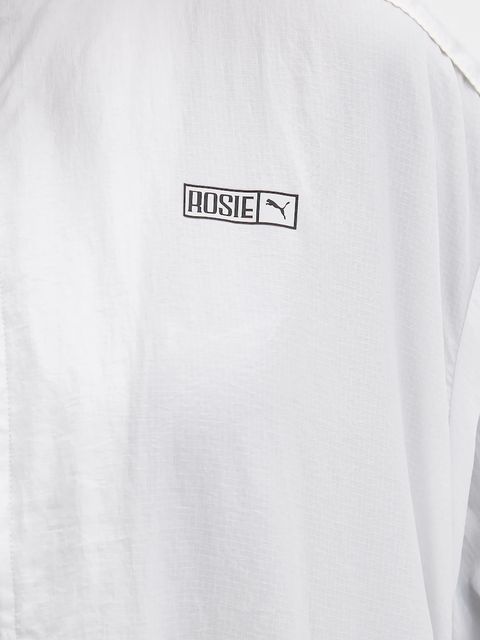 Puma bluza PUMA x ROSÉ damska kolor szary gładka 633793