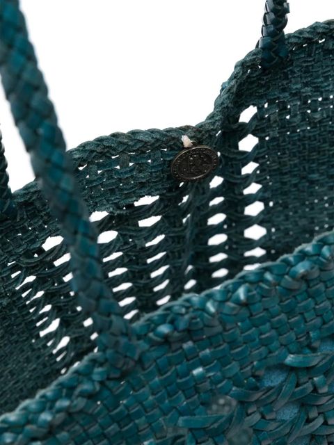 DRAGON DIFFUSION Grace Cannage tote bag - Blue