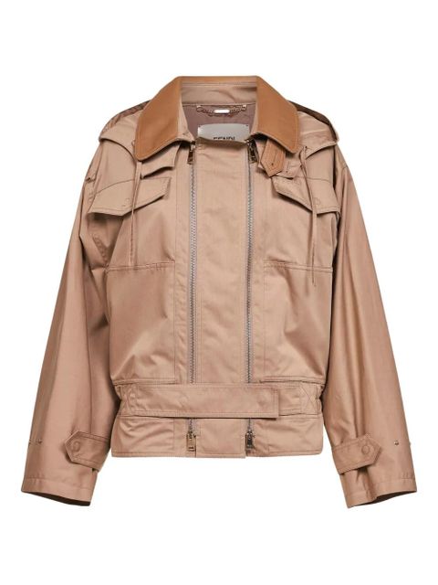 FENDI collar belted jacket - Neutrals - zdjęcie produktu nr 1