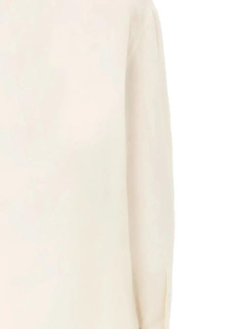Valentino Garavani floral-embroidery shirt - Neutrals