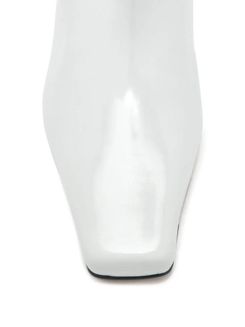 Proenza Schouler Trap leather knee-high boots - White