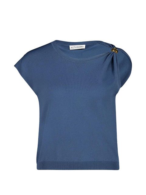 Altuzarra Rinaldi hardware-detail top - Blue - zdjęcie produktu nr 1