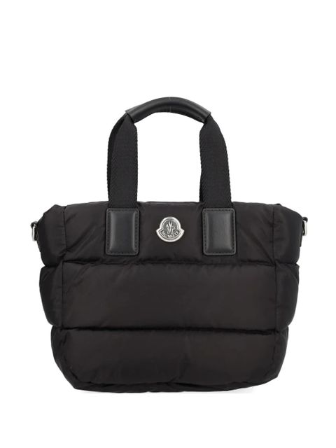 Moncler mini Caradoc quilted top-handles tote bag - Black - zdjęcie produktu nr 1
