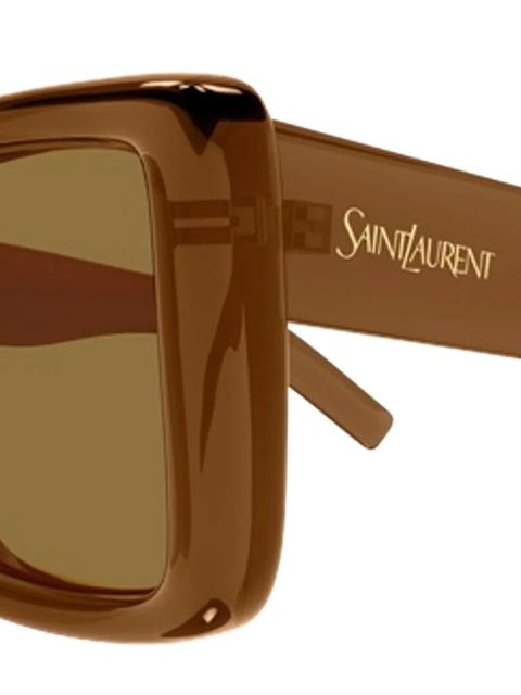 Saint Laurent Eyewear square-frame sunglasses - Brown