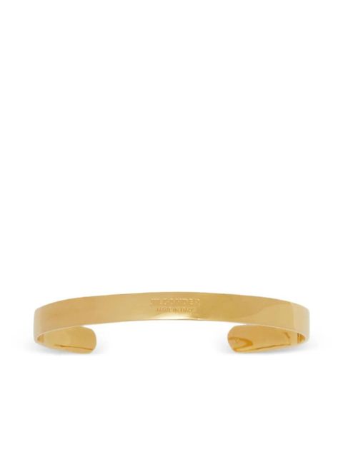 Jil Sander engraved-logo bracelet - Gold - zdjęcie produktu nr 1