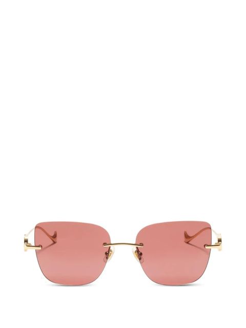 Valentino Garavani geometric metal sunglasses - Gold - zdjęcie produktu nr 1