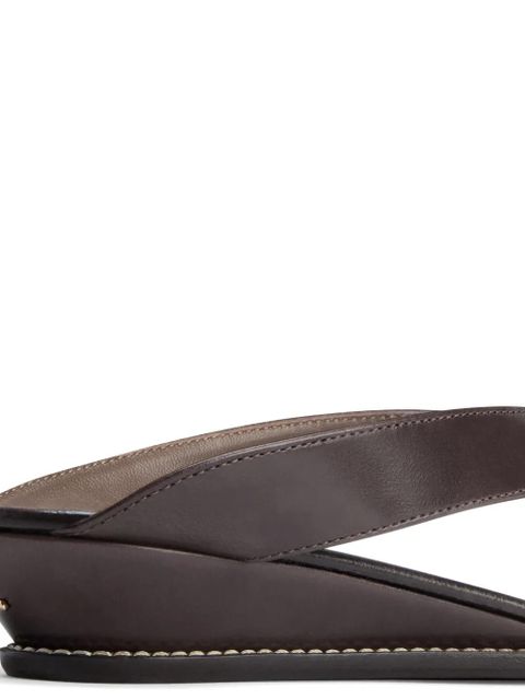 Giuseppe Zanotti Nour contrasting-stitch sandals - Brown