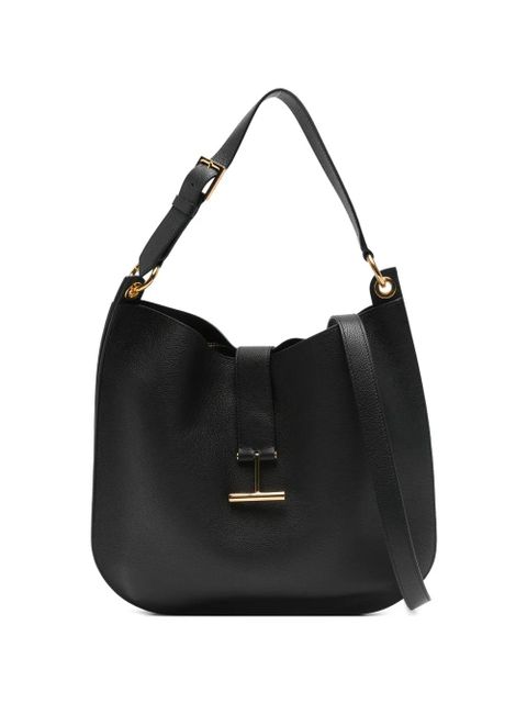 TOM FORD Tara T-Bar leather shoulder bag - Black - zdjęcie produktu nr 1