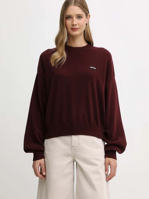 Rotate sweter wełniany damski kolor bordowy lekki 1147522734 - zdjęcie produktu nr 1