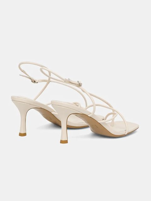 Answear.LAB sandały skórzane kolor kremowy - zdjęcie produktu nr 2