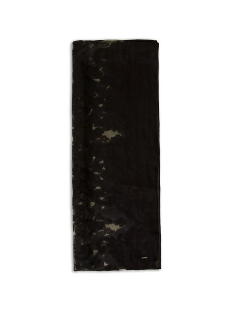 TWINSET logo-appliqué scarf - Black - zdjęcie produktu nr 1