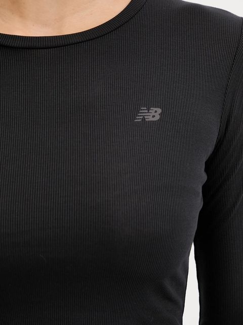 New Balance longsleeve treningowy kolor czarny WT53133BK