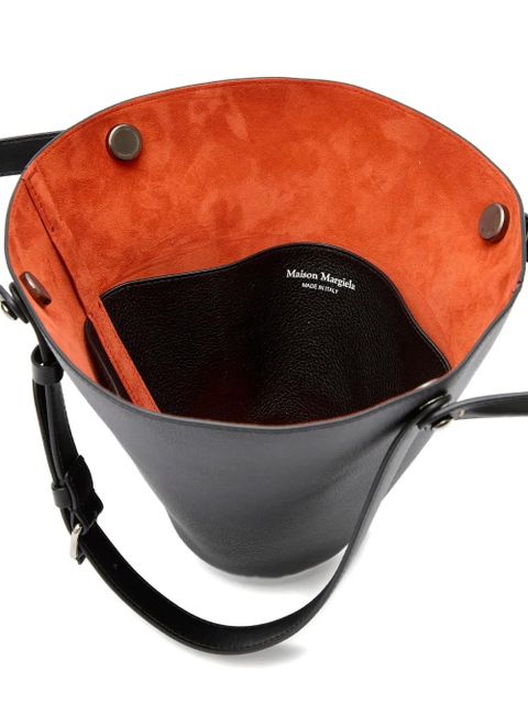 Maison Margiela Dress-Age leather shoulder bag - Black