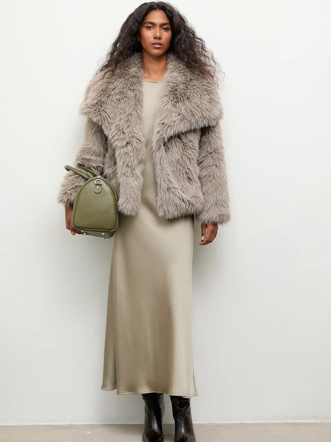 Answear.LAB kurtka kolor szary przejściowa - zdjęcie produktu nr 2