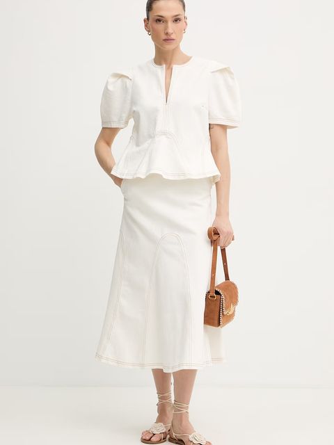 MUNTHE bluzka damska bawełniana BAYNOR - zdjęcie produktu nr 1