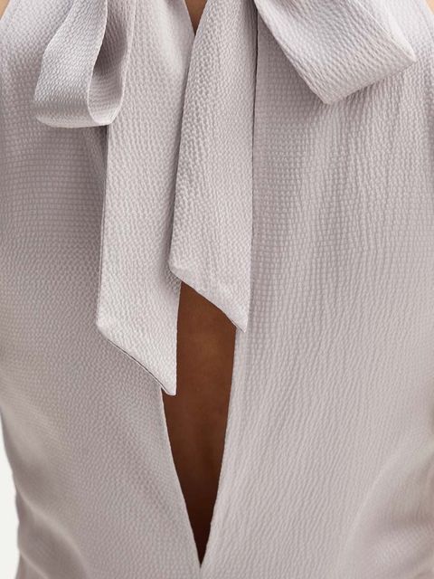 Samsoe Samsoe sukienka Rheo kolor szary maxi rozkloszowana F20500071