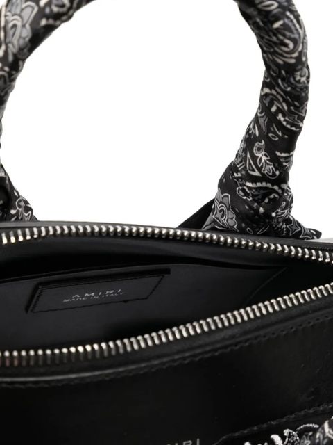 AMIRI Bandana Micro Triangle crossbody bag - Black