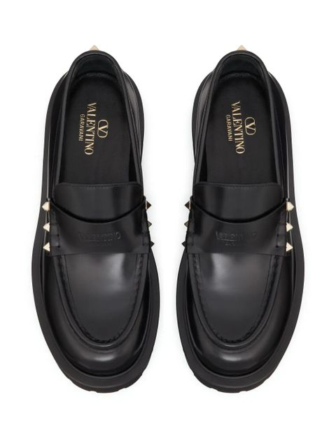 Valentino Garavani Rockstud loafers - Black - zdjęcie produktu nr 2