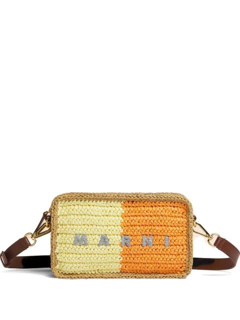 Marni Seaside colour-block camera bag - Brown - zdjęcie produktu nr 1