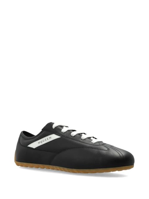 Alexander McQueen Boxe low-top leather sneakers - Black - zdjęcie produktu nr 2