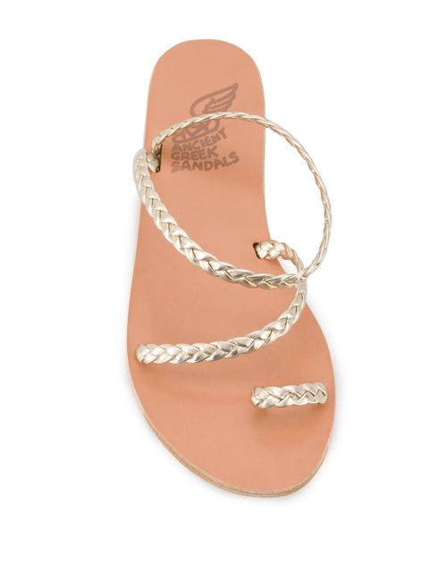 Ancient Greek Sandals Eleftheria braided sandals - Gold