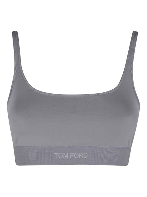 TOM FORD logo-detail bra - Grey - zdjęcie produktu nr 1
