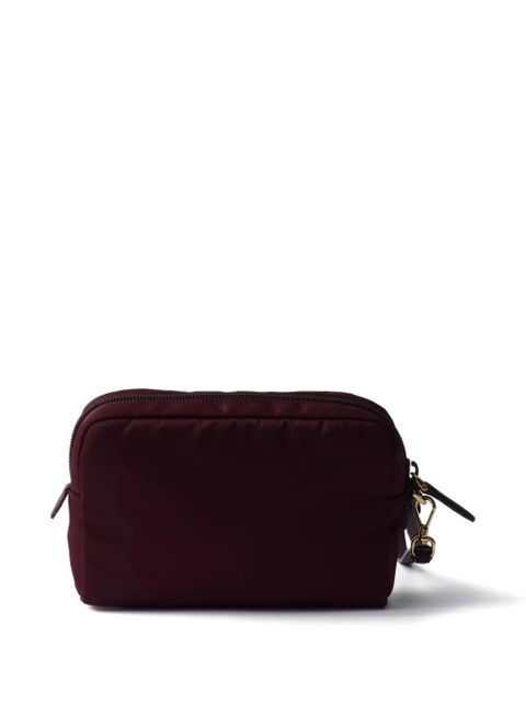 Prada triangle-logo makeup bag - Brown - zdjęcie produktu nr 2