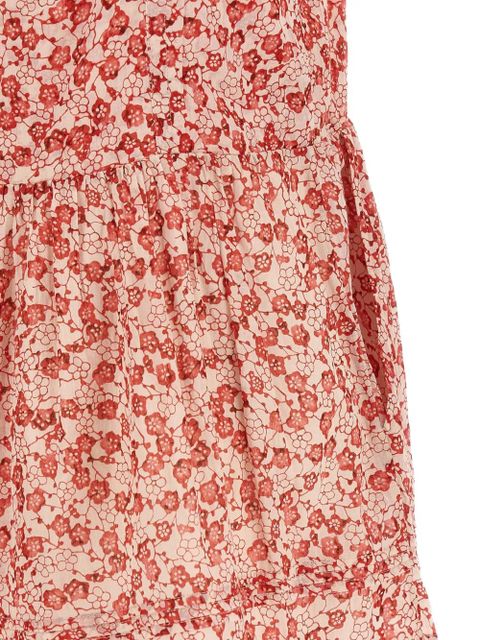 MARANT ÉTOILE Vickie floral lace jumpsuit - Red