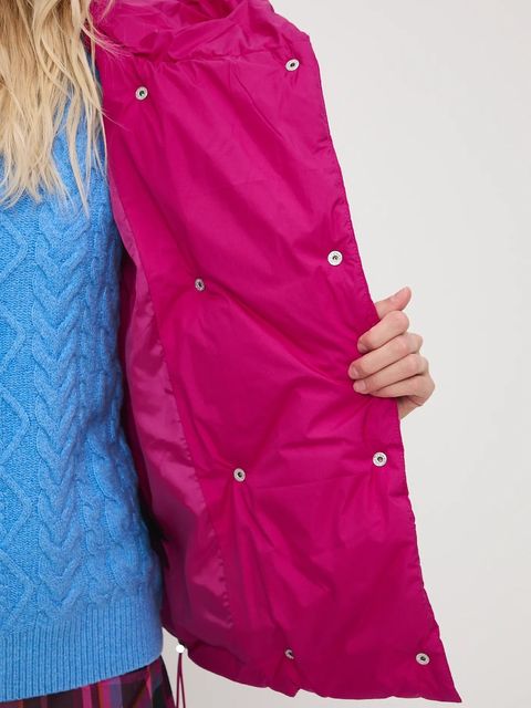 Medicine kurtka damska kolor fioletowy przejściowa