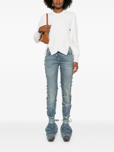 Alexander McQueen geometric-pattern sweater - Neutrals - zdjęcie produktu nr 2