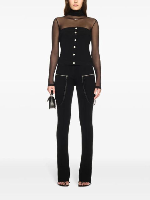 Off-White corset-style top - Black - zdjęcie produktu nr 2