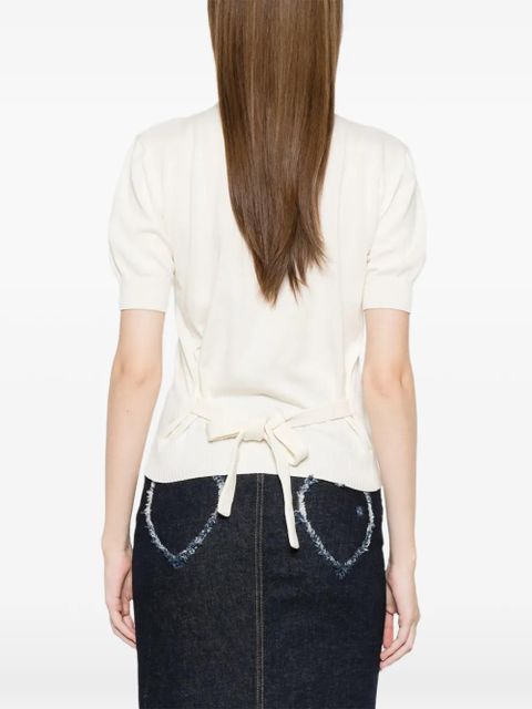 Moschino button knitwear - Neutrals