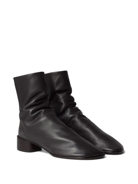 LEMAIRE glove zip ankle boots - Brown - zdjęcie produktu nr 2