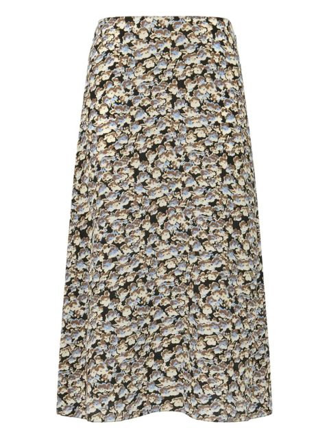 Marni floral-pattern midi skirt - Black - zdjęcie produktu nr 1