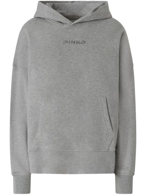 PINKO embroidered hoodie - Grey - zdjęcie produktu nr 1