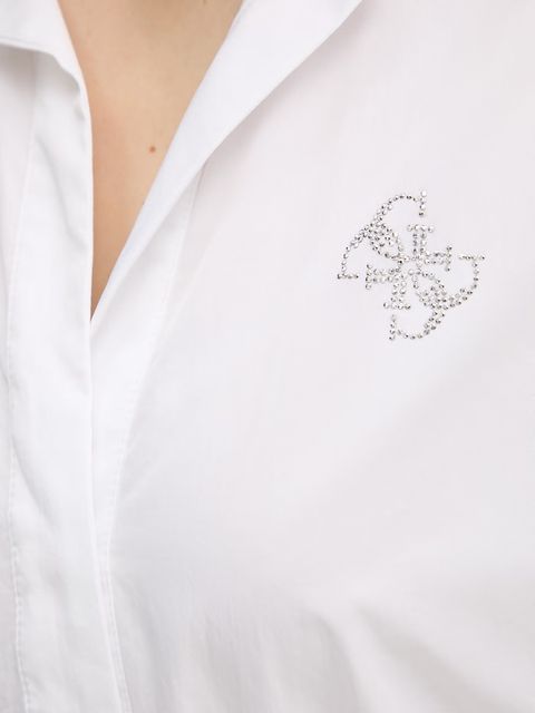 Guess body z domieszką jedwabiu CARMELA