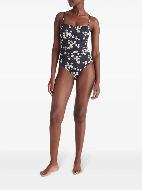ERES Intensément floral-print swimsuit - Black