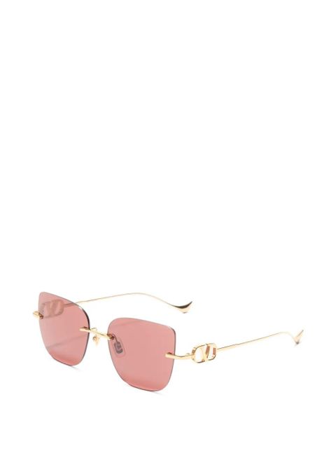 Valentino Garavani geometric metal sunglasses - Gold - zdjęcie produktu nr 2