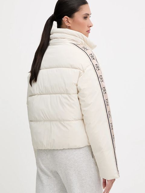 Guess kurtka kolor beżowy zimowa V5BL11 WGYC2