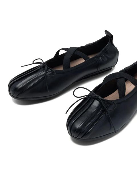 Simone Rocha Grip cross-strap ballet flats - Black - zdjęcie produktu nr 2