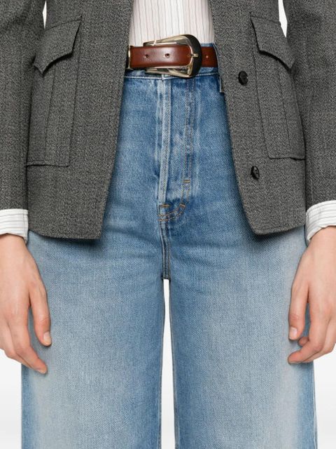 Gucci logo-patch jeans - Blue