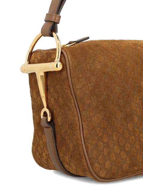 Gucci medium Half Horsebit shoulder bag - Brown
